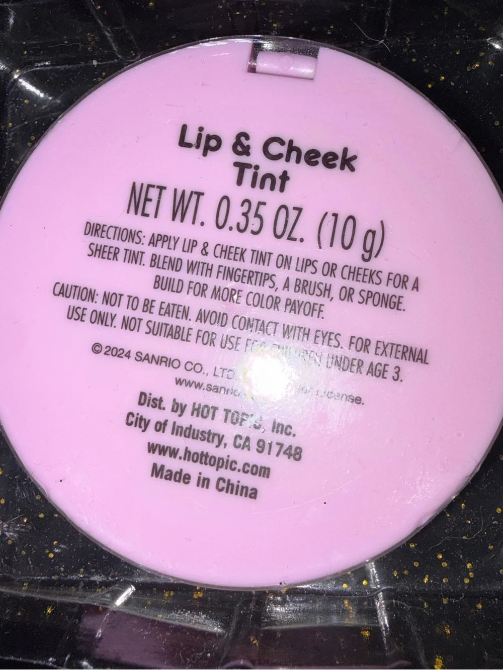 Sanrio Hello Kitty Pink Lip & Cheek Tint